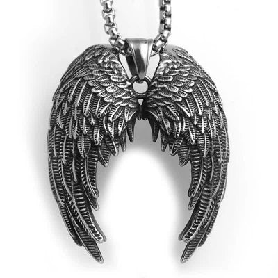 Men's Powerful Angel Wings Necklace