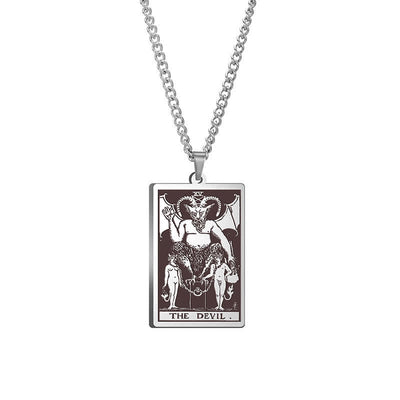 The Major Arcana Dainty Tarot Card Necklace