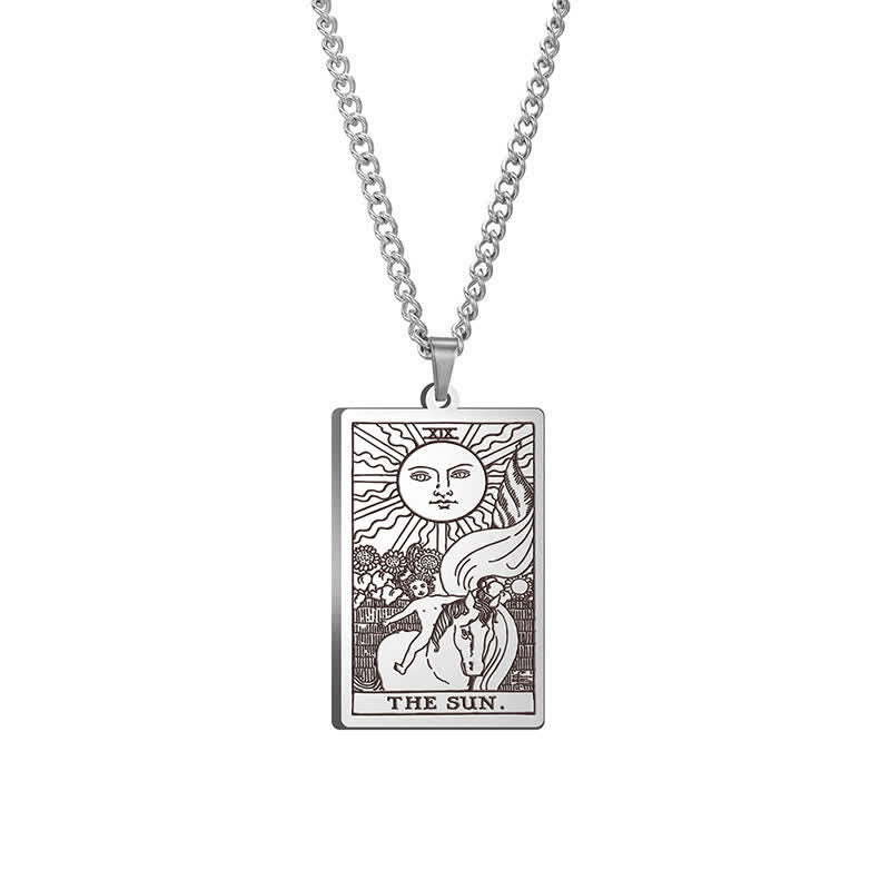 The Major Arcana Dainty Tarot Card Necklace