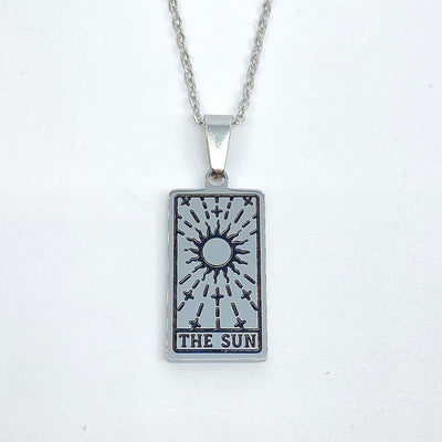 Olivenorma Vintage Tarot Card Fortune Necklace