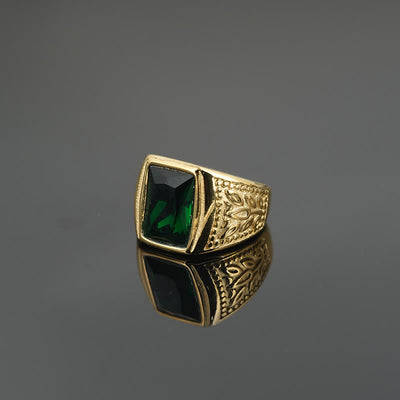 Men's Classic Tulip Gemstone Ring