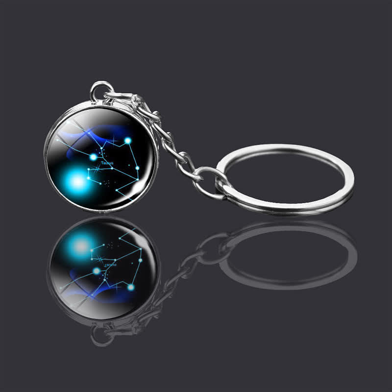 Glass 12 Stars Zodiac Starry Necklace