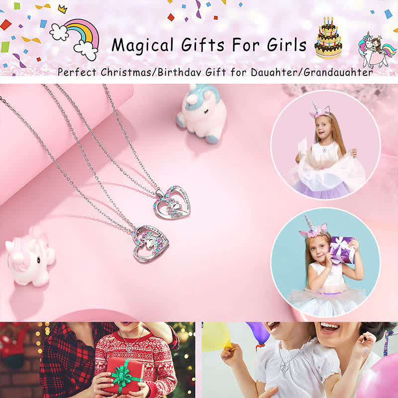 FREE Today: "You Are Magical" - Unicorn Princess Earrings and Necklace