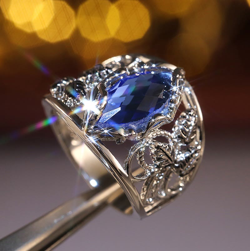 Limited Sale - Luxury Sapphire Vintage Ring