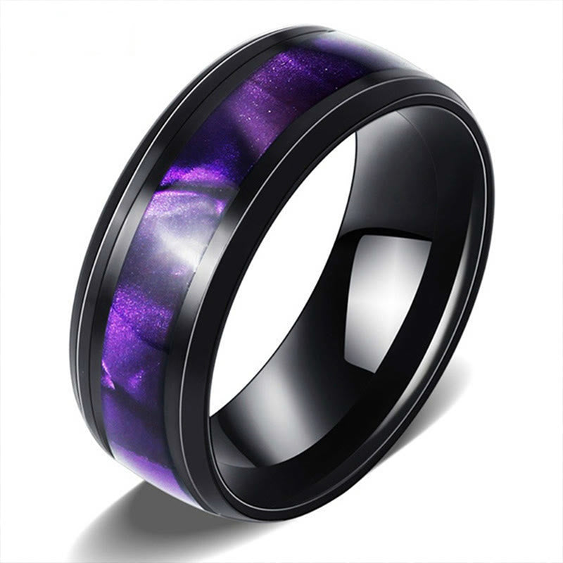 Elegant Butterfly Titanium Steel Couple Ring