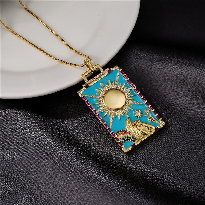 Olivenorma Tarot Card Colors Necklace