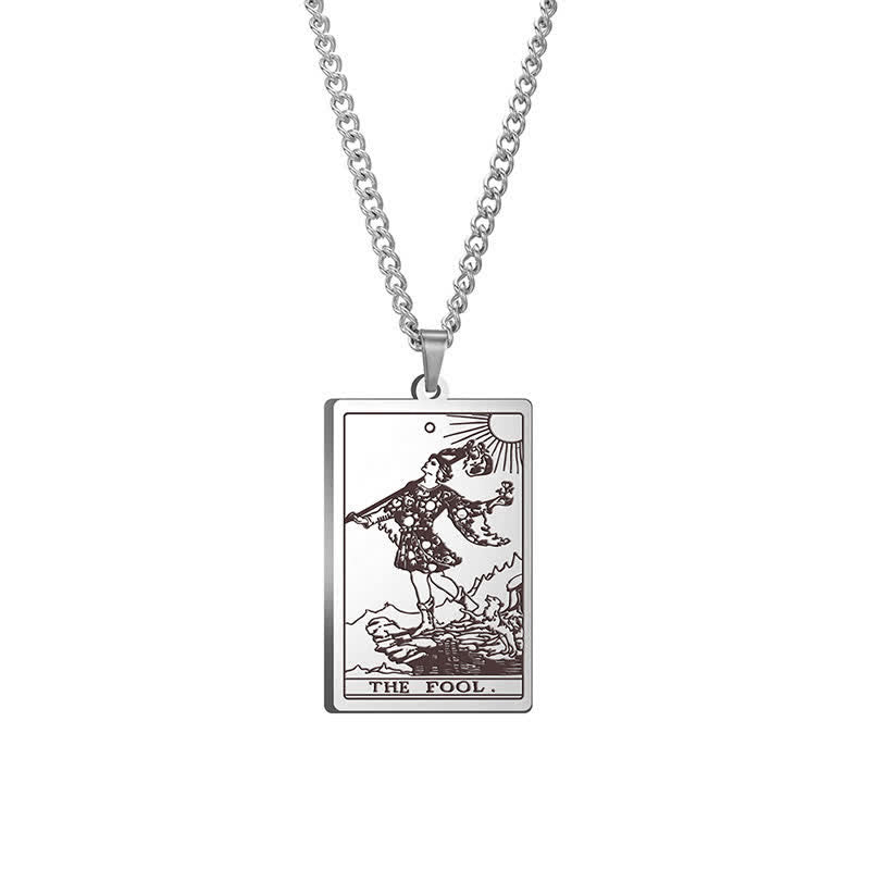 The Major Arcana Dainty Tarot Card Necklace