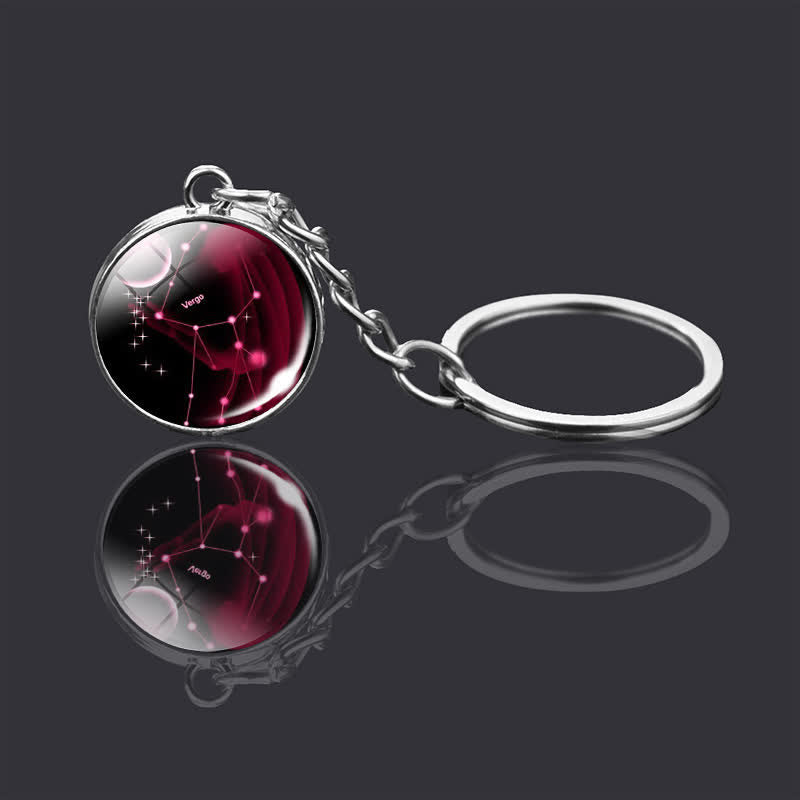 Glass 12 Stars Zodiac Starry Necklace