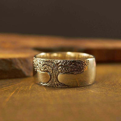 Olivenorma Retro Tree Of Life Ring