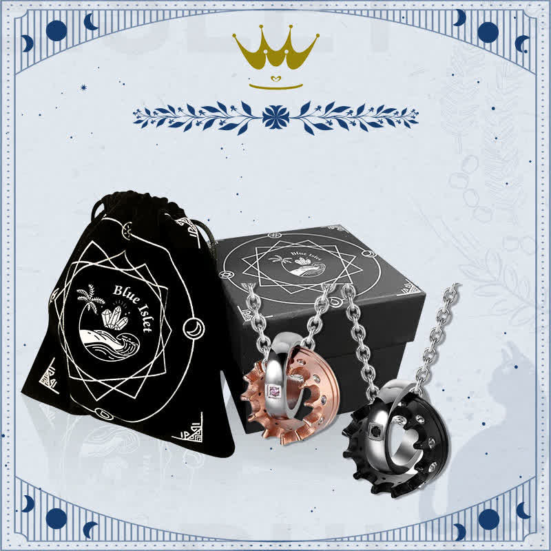 Limited Sale - "His Queen, Her King" Couple Necklace - Show Your Love