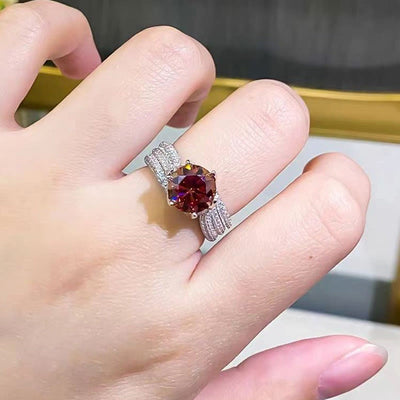 Limited Sale - "Rose Love" - 3 Carat Ruby Ring