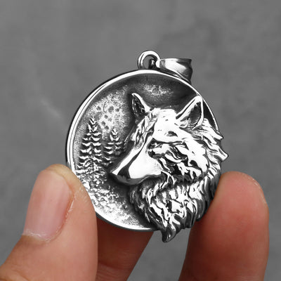 Men's Viking Wolf Necklace