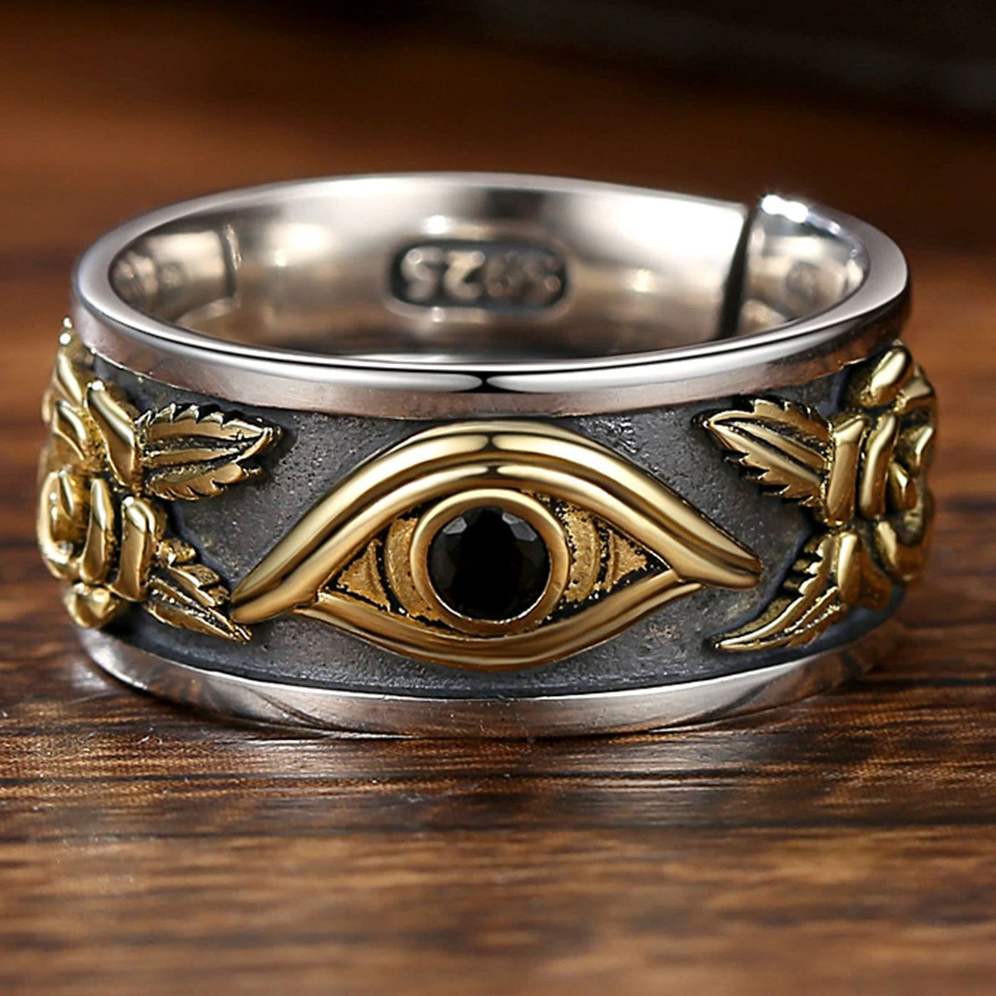 "Protection And Strength" Men's Eye of Horus Ring