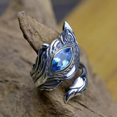 "Eye of God" - Creative Sapphire Vintage Ring