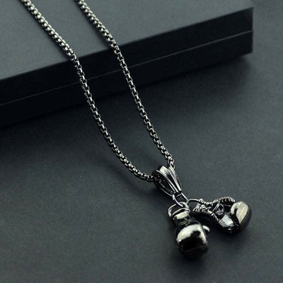 FREE Today:  Be Brave - Boxing Gloves Necklace