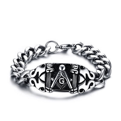 Men's Masonic AG Totem Bracelet