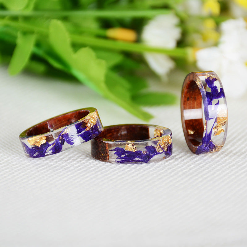 Olivenorma Intellectual & Optimistic - Handmade Wood Ring