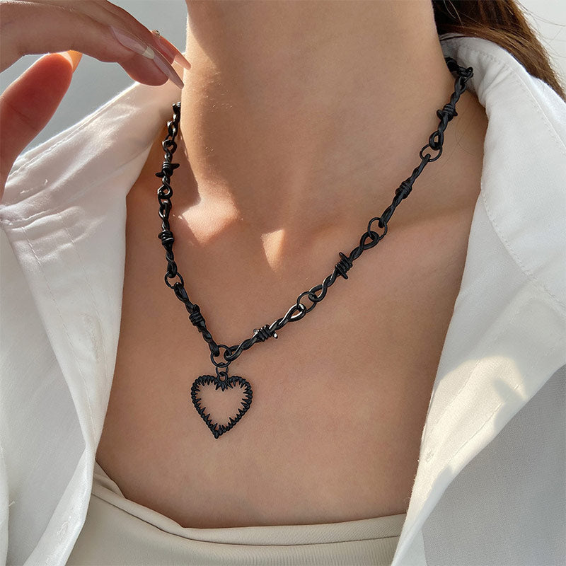 Love Thorns Niche Titanium Steel Necklace