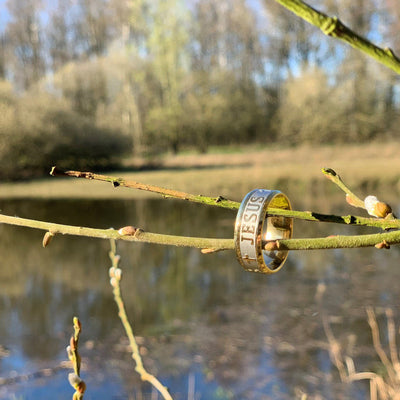 Limited Sale - "Pure Faith" Gold Jesus Ring