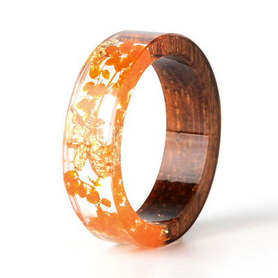 Olivenorma Intellectual & Optimistic - Handmade Wood Ring