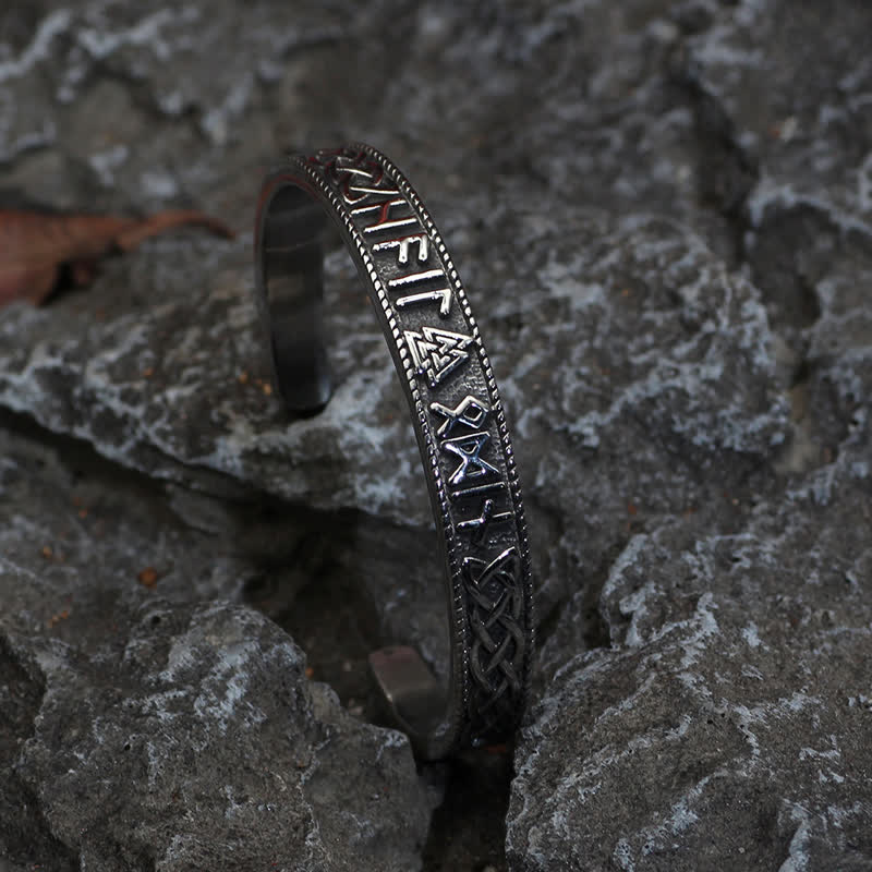 Men's Vintage Norse Valknut Viking Bracelet