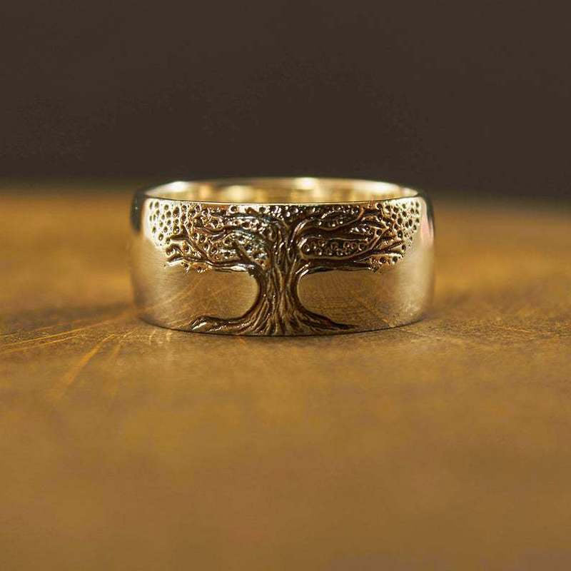 Olivenorma Retro Tree Of Life Ring