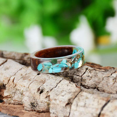 Olivenorma Intellectual & Optimistic - Handmade Wood Ring