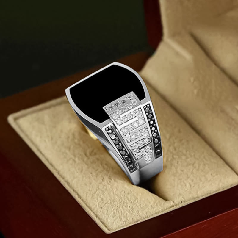 Domineering Business Men's Fashion Ring