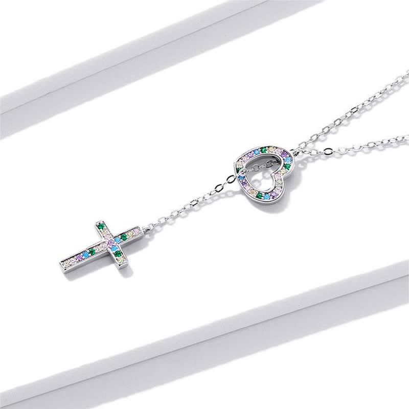 Women's Love & Cross Necklace