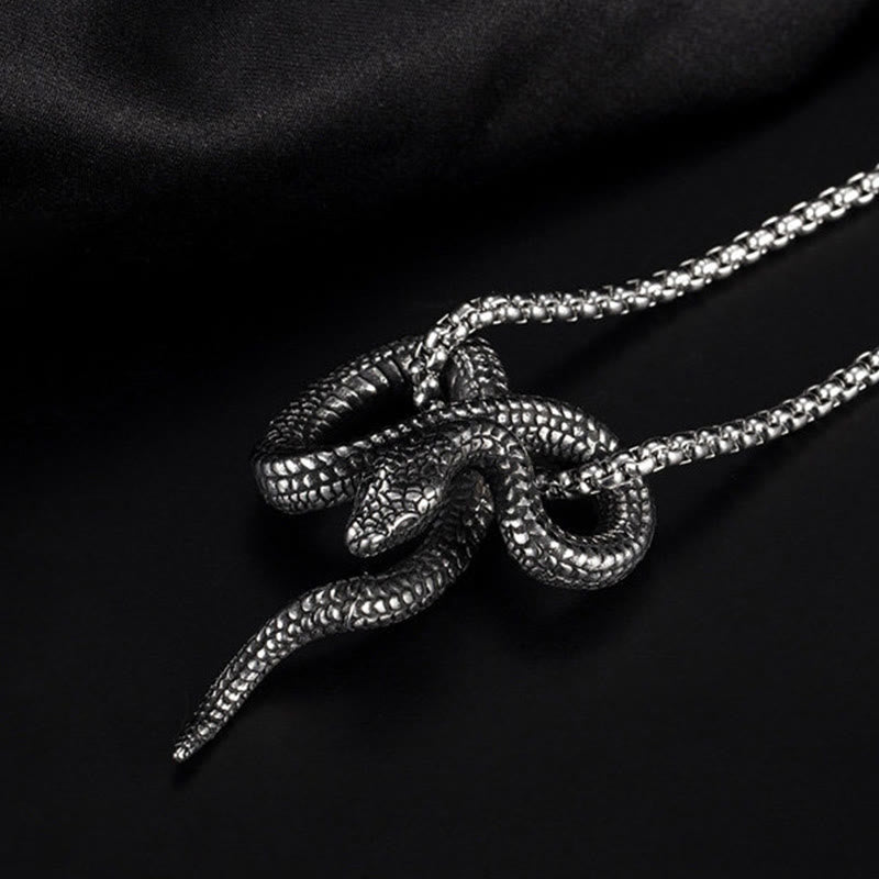 Stainless Steel Snake Necklace