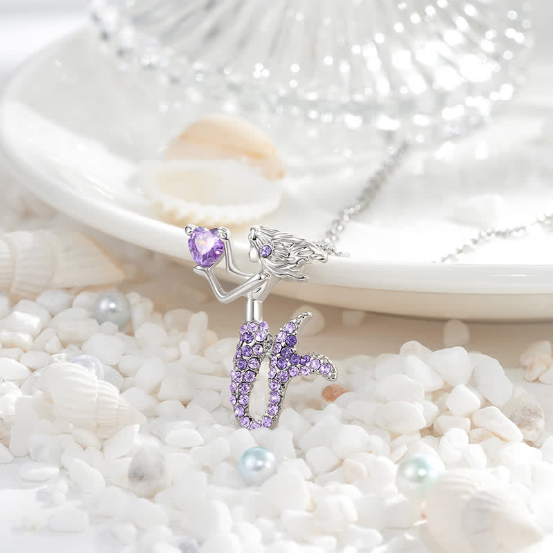 Fairytale Little Mermaid Tail Necklace