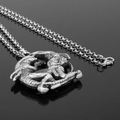 Alloy Aliens Predator Pendant Necklace