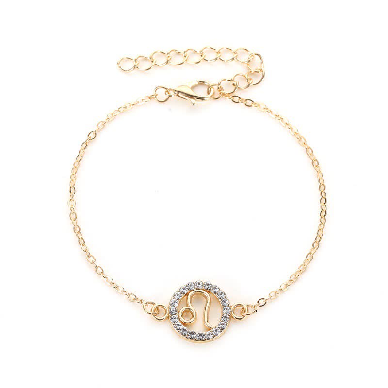 Women's Zodiac Personality Hollow Bracelet