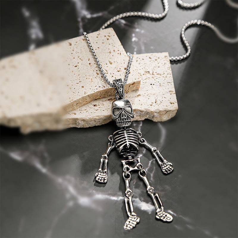 Spoof Creative Bone Titanium Steel Necklace