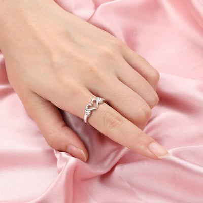 "I Love You Forever" Heart Ring