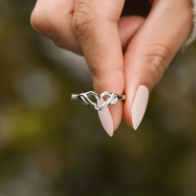 "I Love You Forever" Heart Ring