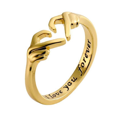 "I Love You Forever" Heart Ring