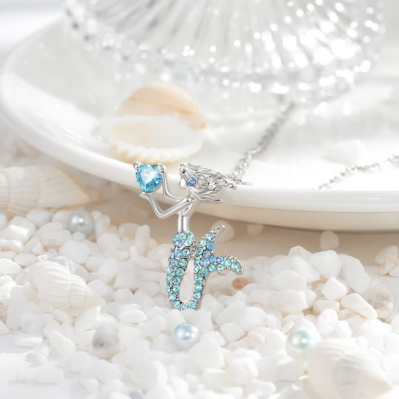 Fairytale Little Mermaid Tail Necklace