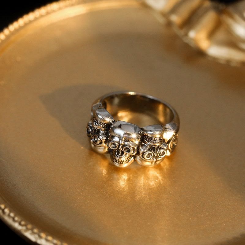 Vintage Skull Men's Ring