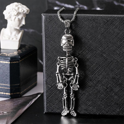 Spoof Creative Bone Titanium Steel Necklace