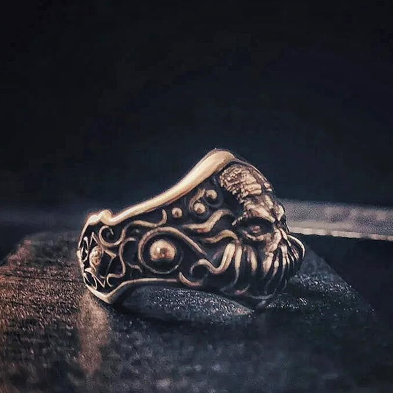 Vintage Octopus Kraken Ring