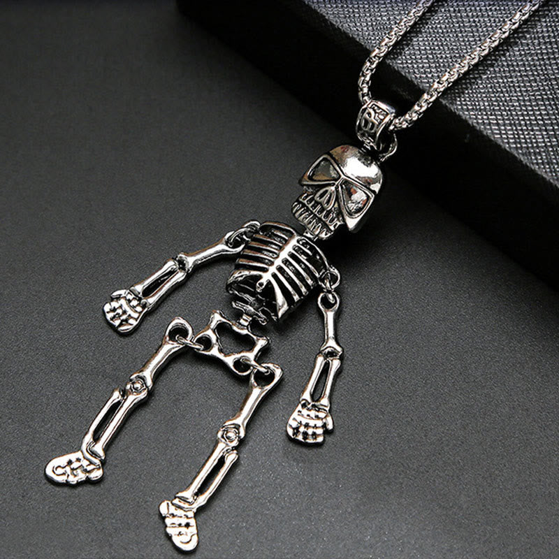 Spoof Creative Bone Titanium Steel Necklace