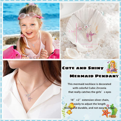 Fairytale Little Mermaid Tail Necklace