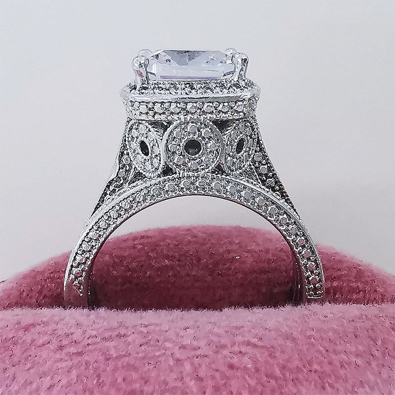 Princess Topaz Solitaire Ring