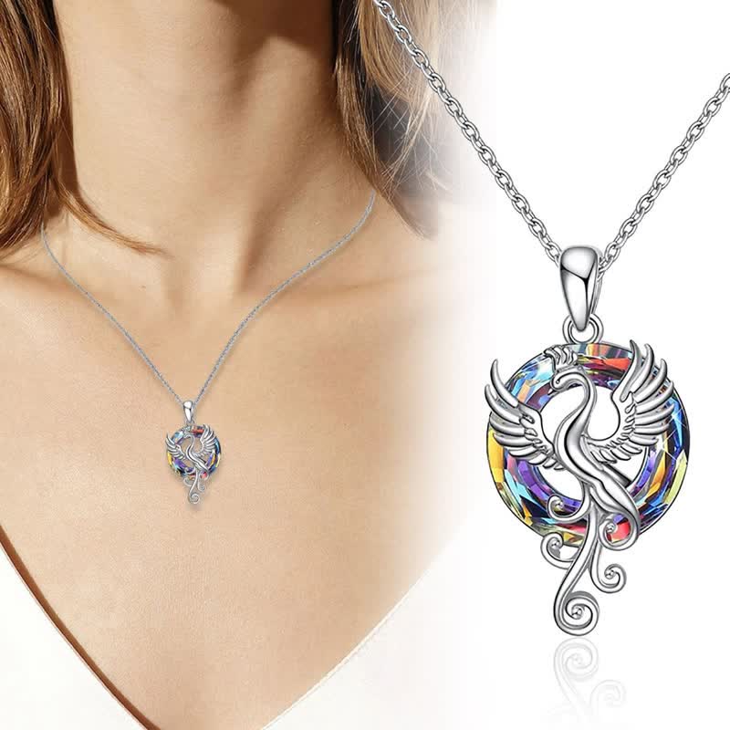 Phoenix Rising From The Ashes Necklace