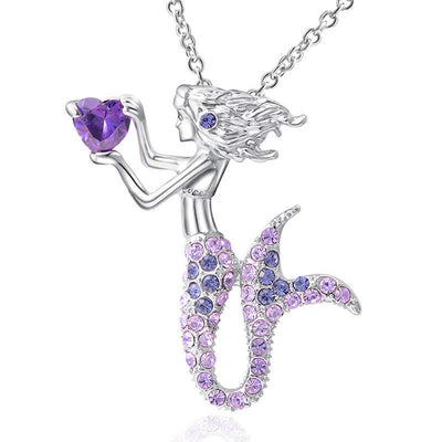 Fairytale Little Mermaid Tail Necklace