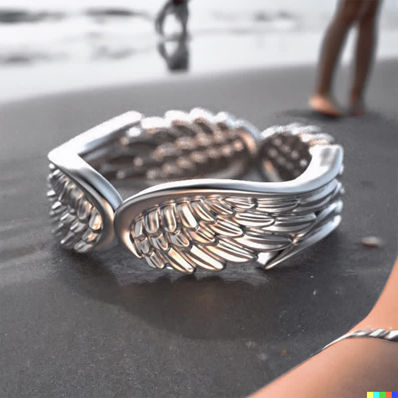 Charm Angel Wing Plumage Ring